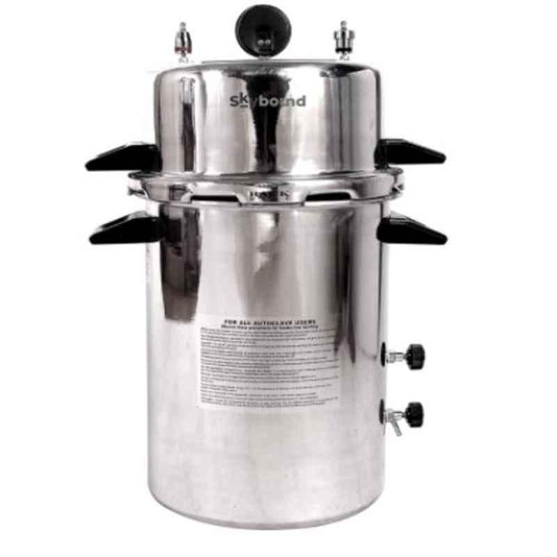 Skybound Aluminum 12x22 inch Pressure Cooker Seamless Electric Autoclave