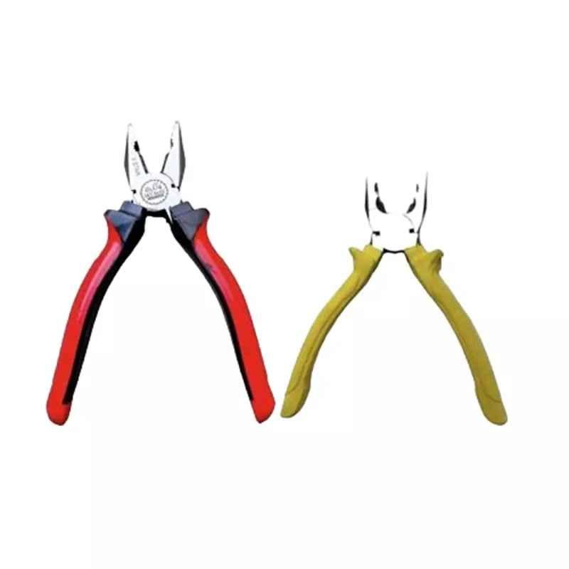 Sky Blue 8 inch Stainless Steel Lineman Plier, SBE451 (Pack of 2)