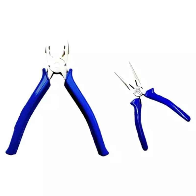 Sky Blue 2 Pcs 7.8 inch Lineman Plier Combo, SBE_PLIER_COMBOS_COMBO_294