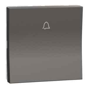 Schneider Electric Miluz ZeTa 6A 2 Module Warm Grey Bell Push, MZBP2M_WG