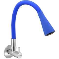 Prestige Dove Brass Chrome Finish Blue Smart Flexible Sink Cock