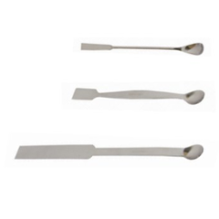 Borosil 4 inch One End Flat and One End Spoon Spatula, LASP8888004