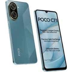 POCO C71 6.88 inch 5200mAh 6GB RAM/128GB Storage Cool Blue Smartphone