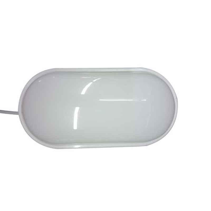 Bigapple 18W Oval Cool White LED Bulkhead Wall Ceiling Lamp