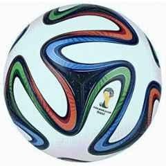 Sniper Brazuca FCB White Football, Size: 5