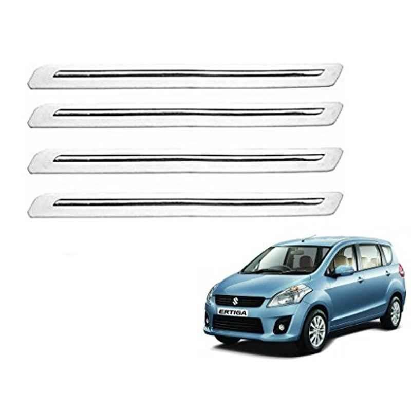 Kozdiko 4 Pcs White Car Bumper Protector Set for Maruti Suzuki Eeco