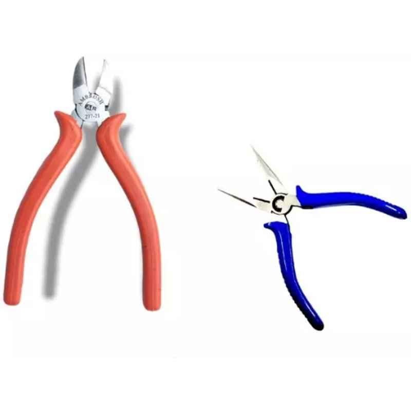 Sky Blue 2 Pcs 7.8 inch Lineman Plier Combo, SBE_PLIER_0499
