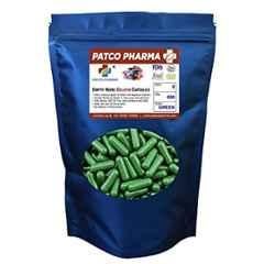 Patco Pharma 400-800mg Gelatine Green Empty Capsule for Size 0 Capsule (Pack of 500)