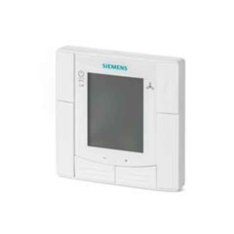 Siemens 8VA IP30 Backlit LCD Flush-Mount Room Thermostat For Rectangular Conduit Box, RDF300.02