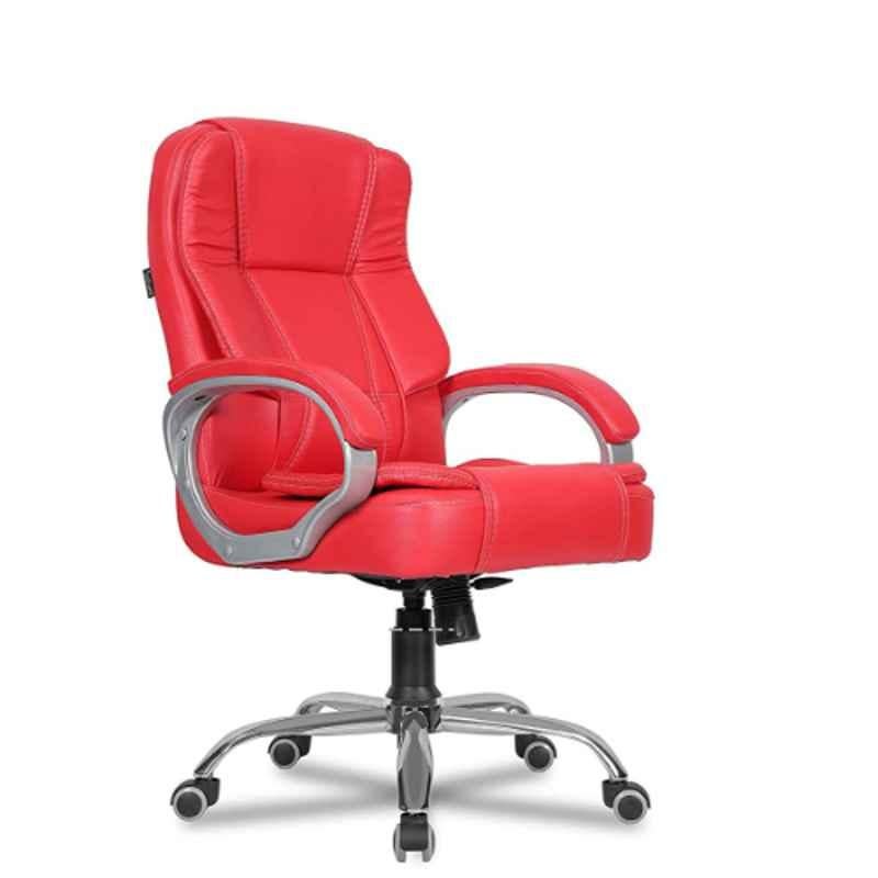 Green Soul Vienna Sizzling Red Mid Back Leatherette Dynamic Chair