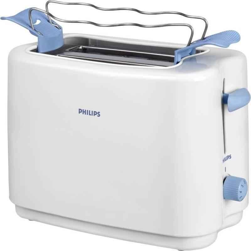 Philips 800W White Pop Up Toaster, HD4823/01