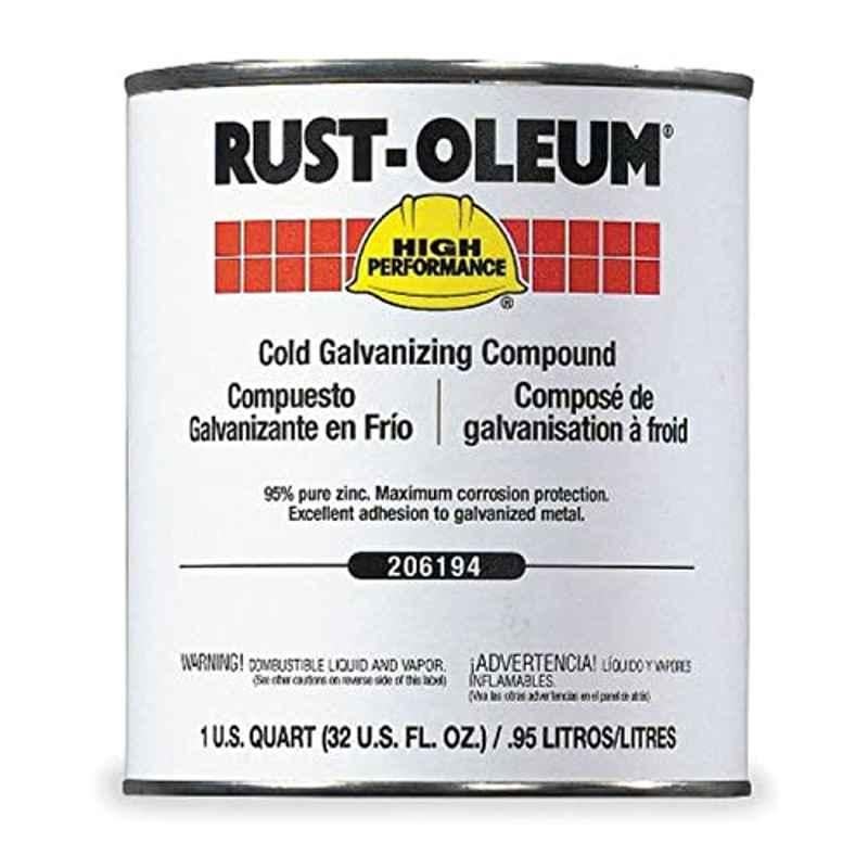 Rust-Oleum High Performance 7000 32 floz Grey 206194T Matt System Cold Galvanizing Compound Paint