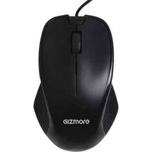 Gizmore GIZ-M002 Wired Black Optical Mouse