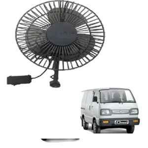 SureStrive Kobra 6 inch 12V Plastic High Speed Single Head Dashboard Auto Cooling Air Fan for Maruti Suzuki Omni All Model