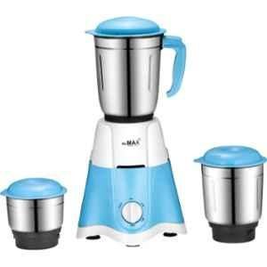 MinMAX Starmix 750W ABS Blue Mixer Grinder with 3 Stainless Steel Jar