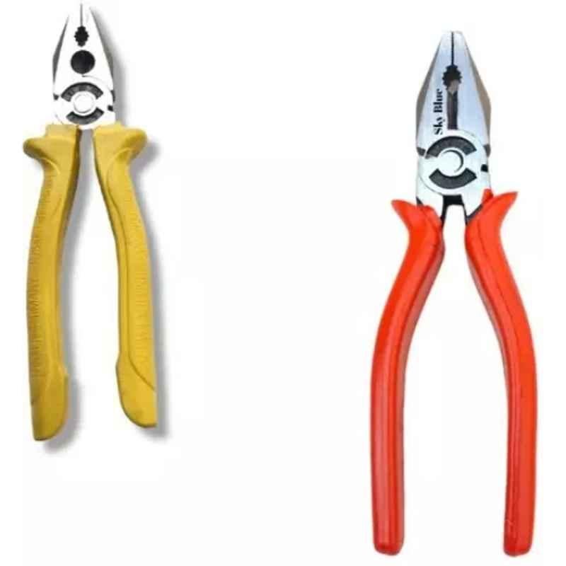 Sky Blue 2 Pcs 7.8 inch Lineman Plier Combo, SBE_PLIER_0133