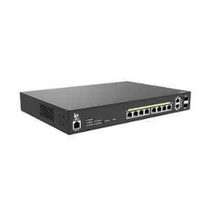 HFCL 8 Port PoE+ L2 Managed Ethernet Switch, HSP-IO-8GE2S-C1PA