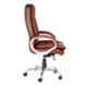 High Living Athena Leatherette High Back Brown Office Chair