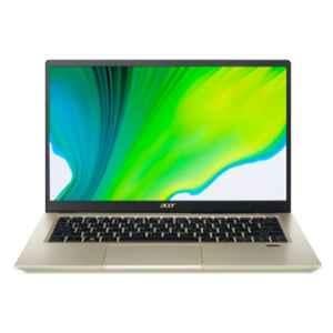 Acer Swift 3X SF314-510G 11th Gen Intel Core i5/Iris Xe Max Graphics/16GB RAM 512GB SSD & 14 inch Display Safari Gold Ultra Thin Laptop, NX.A10SI.001