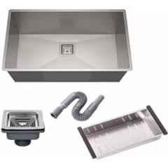 Prestige 24x18x10 inch Stainless Steel 304 Silver Single Bowl Kitchen Sink