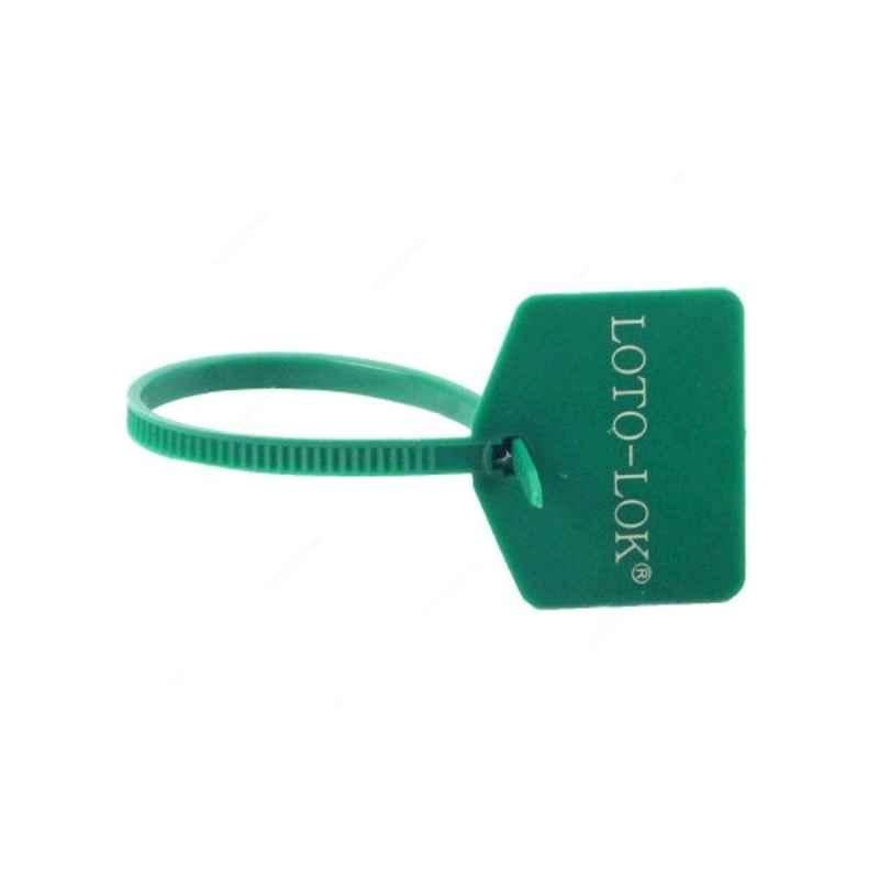 Loto-Lok 120mm Nylon Green Security Seal, PS-120GN (Pack of 50)