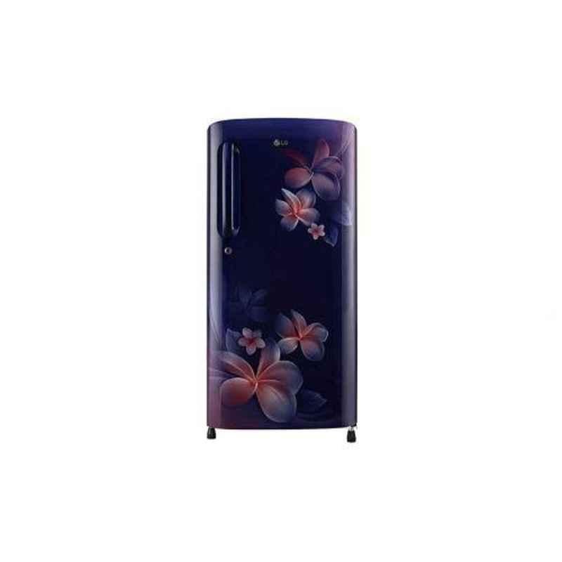 LG 190L 5 Star Blue Plumeria Smart Inverter Refrigerator, GL-B201ABPY