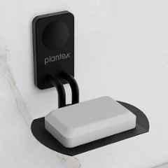 Plantex Metro Platinum Stainless Steel Bathroom Soap Holder/Wall Mounted Soap Holder/Soap Dish Stand/Bathroom Accessories Black