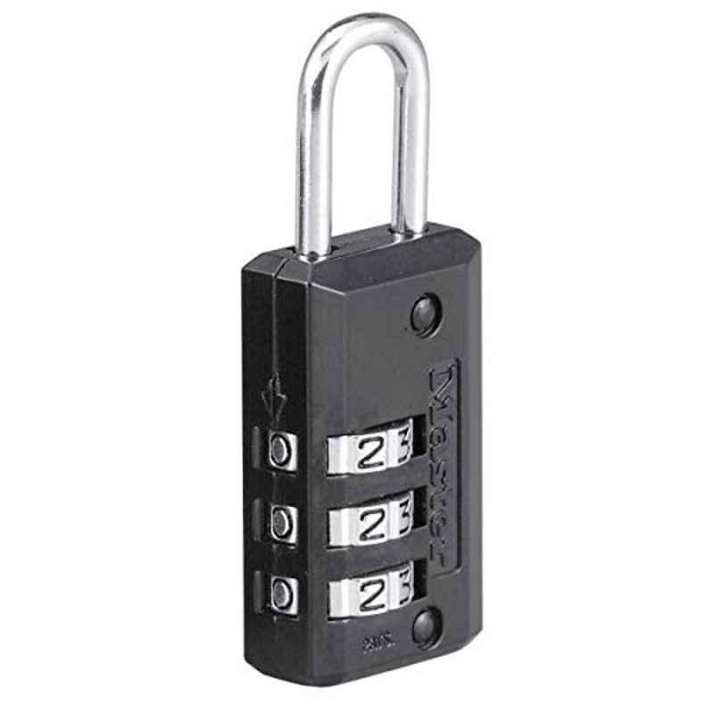 Master Lock 3x19mm Alloy Steel Combination Lock, 646EURD