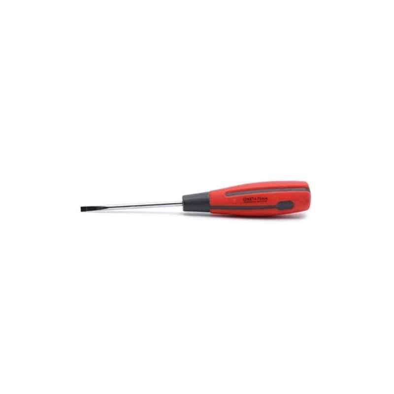 Jetech 75mm Silver New Soft Grip Slotted Screwdriver, JET-NST4-75-
