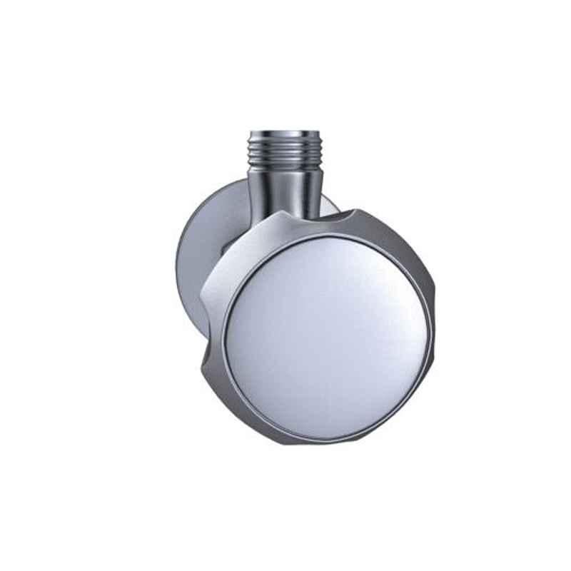 Hindware Contessa Plus Brass Chrome Finish Light Angular Stopcock, F330043CP, (Pack of 2)