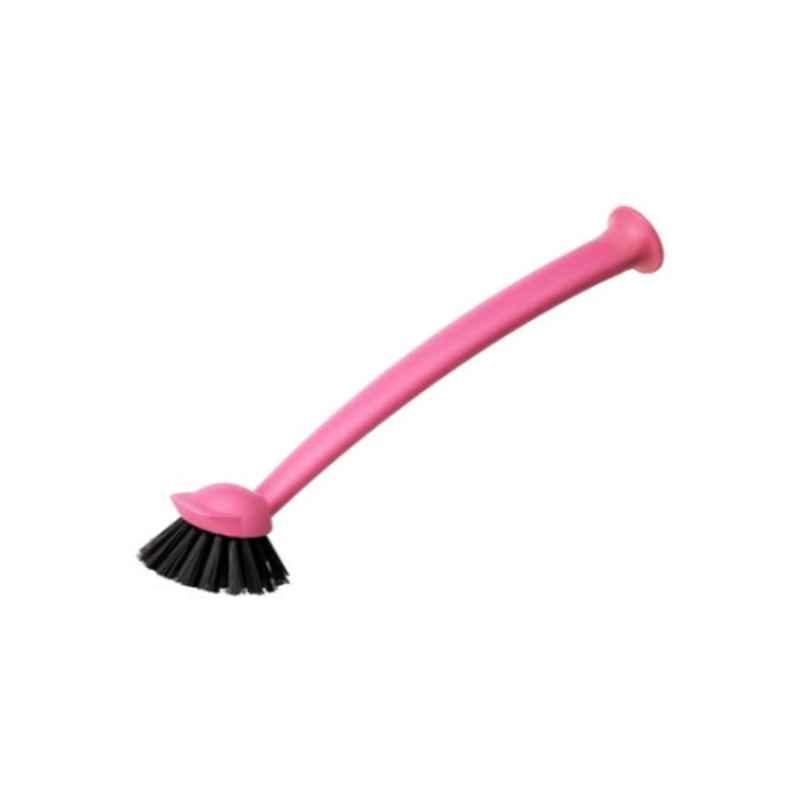 Rinnig 29cm Pink & Black Dish Washing Brush, 50407813