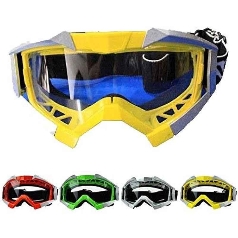AllExtreme Yellow & Silver Professional Adult Goggles Ski UV Protection Glasses
