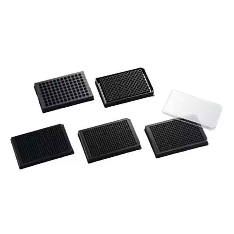 Lab Plus Black Microplate Flat Bottom, LP-4670 (Pack of 50)