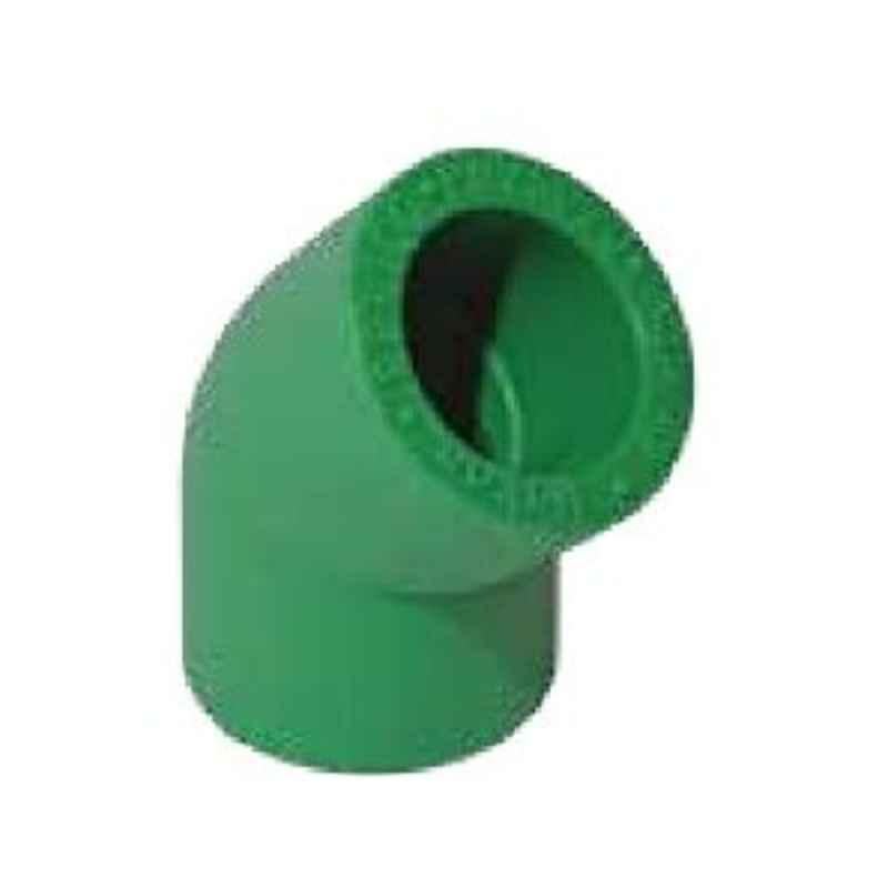 Hepworth 50mm PP-R Green 45 Deg Pipe Elbow, 4302105000522 (Pack of 40)