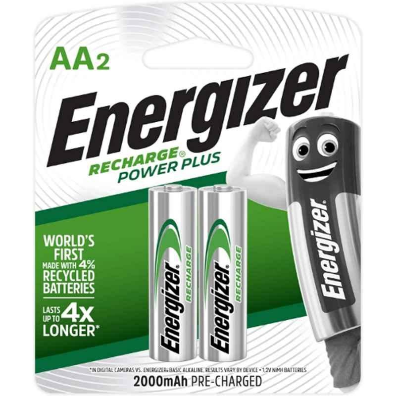 Energizer Power Plus AA Rechargeable Battery (Pack of 2)
