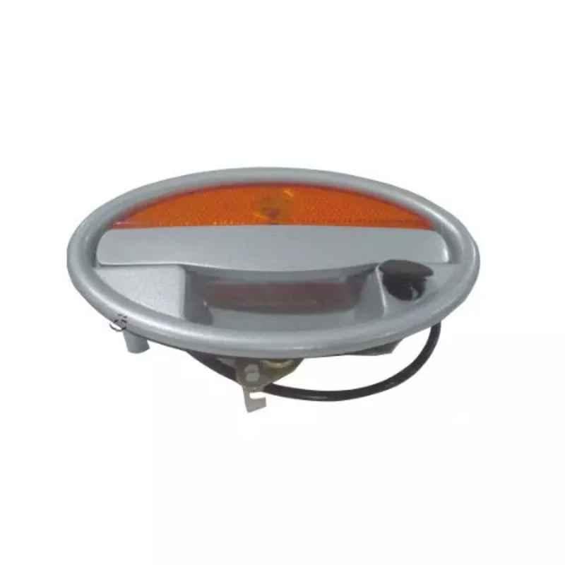 Car International Oval Baggage Handle In Silver & Orange Plastic for Bus, Ci-9540, CAR-40T6P8