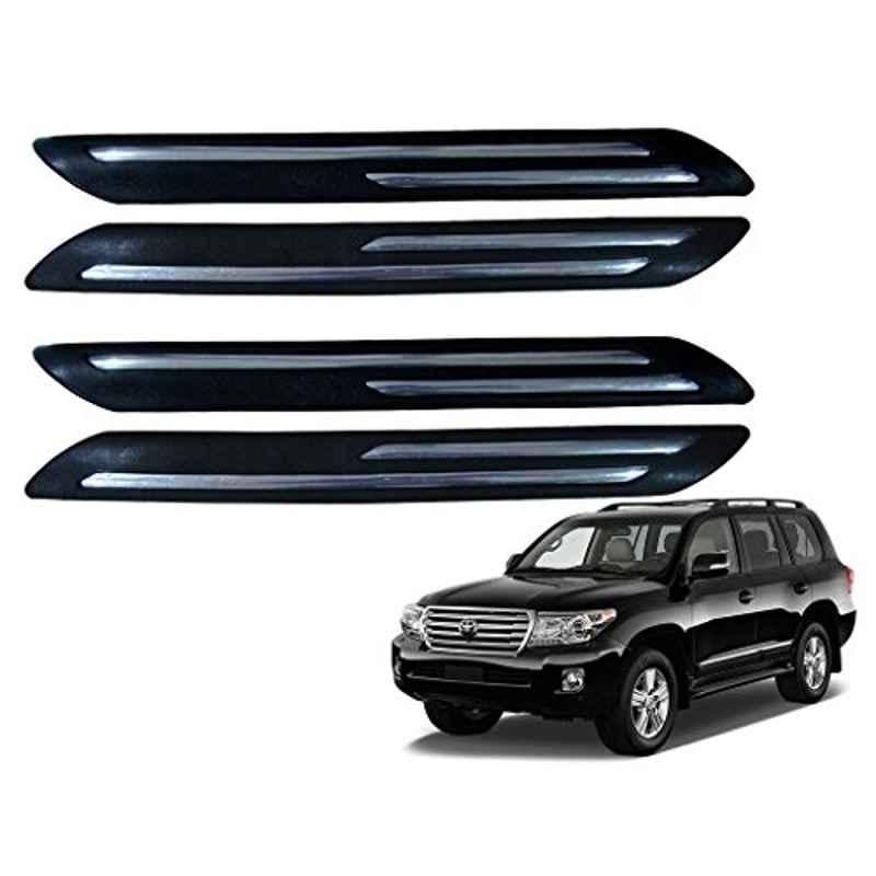Kozdiko 4 Pcs Double Chrome Bumper Protector Set for Toyota Land Cruiser