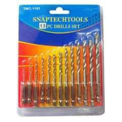 ATC 13 Pcs Steel Silver Drill Bit Set for Cordless Screwdriver