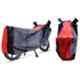 Mobidezire Polyester Red & Blue Scooty Body Cover for Mahindra Duro DZ