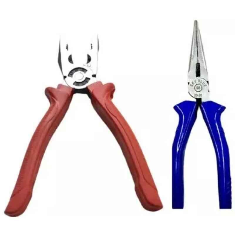 Sky Blue 2 Pcs 7.8 inch Groove Plier Combo, SBE_PLIER_COMBO_MOD_01063