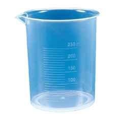 ELECOPTO 250ml Polypropylene Euro Design Beaker with Chemical Resistance (Pack of 6)