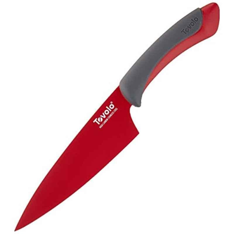Tovolo 7 inch Stainless Steel Chili Pepper Curved Chef Knife, 81-10963