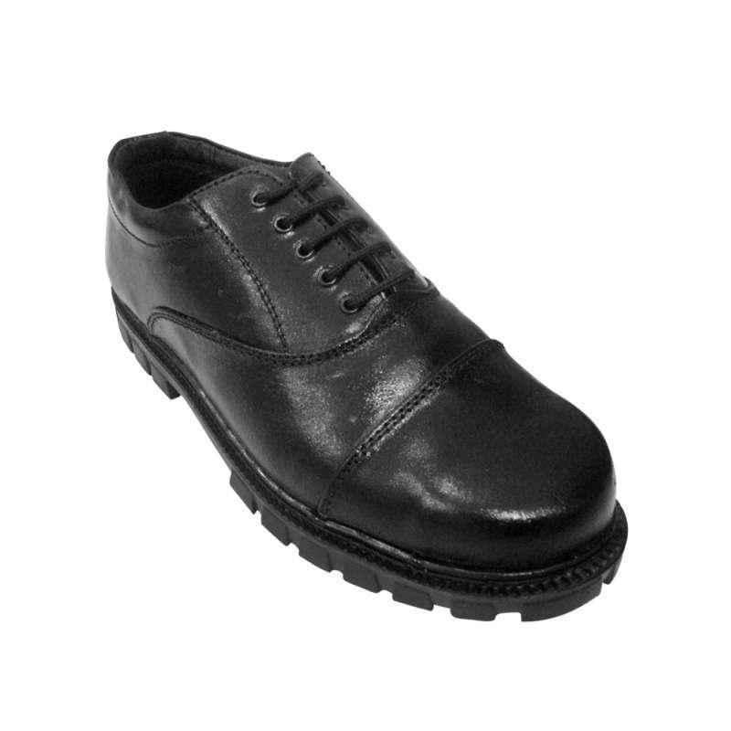 JK Steel SK Steel Toe Black Work Safety Shoes, Size: 7