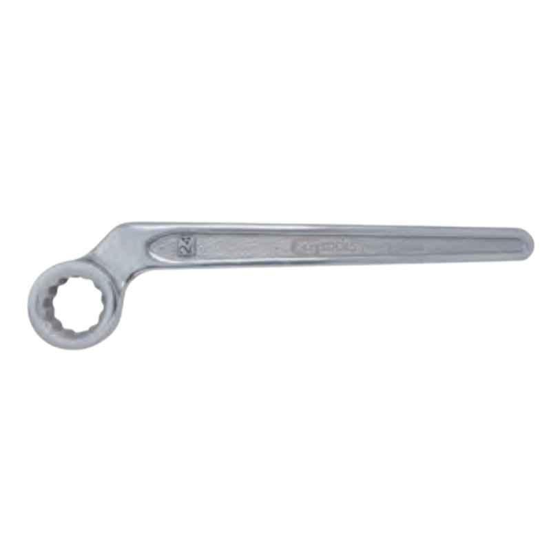 KS Tools 90mm Stainless Steel Single Ring Offset Wrench, 964.3690
