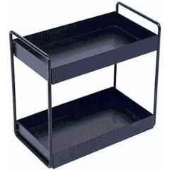 Niskoware Iron Powder Coated 2-Tier Standing Spice Rack