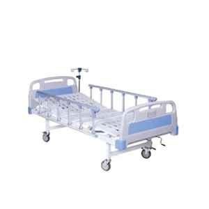 Vaishnavi Healthcare WSH-1236 Mild Steel Pre-Treated Epoxy Powder Coated Full Fowler Bed ABS Panel & Collapsible Railings