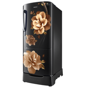 Samsung 192 Litre 3 Star Camellia Black Direct Cool Refrigerator, RR20R282ZCB