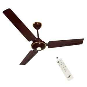 Maya Deco Dc Eco 30W Brown Solar Panel BLDC Ceiling Fan with Remote, Sweep: 1200 mm