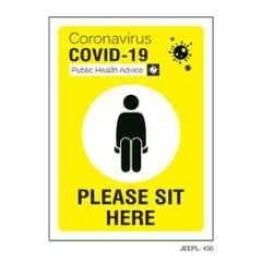 Jeepl Corona Virus Sit Here Sticker, jeepl-430