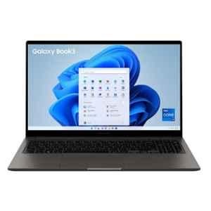 Samsung Galaxy Book3 Silver Laptop with 13th Gen Intel Core i5-1335U/16GB RAM/512GB SSD/Intel Iris Xe Graphics/Windows 11 Home & 15.6 inch FHD LED Display, NP750XFG-KB2IN